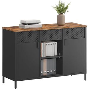 SONGMICS Komoda Vasagle Teduo 110 cm černá/hnědá obraz