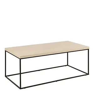 Actona Konferenční stolek Barossa 110 cm travertin/černý obraz