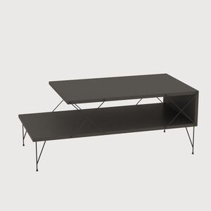Hanah Home Konferenční stolek Loire 100 cm antracit obraz