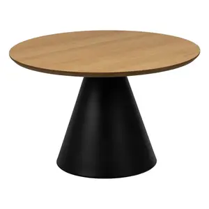 Actona Konferenční stolek Soli 65 cm černý/dub přírodní obraz