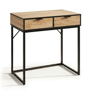 Ak furniture Konzolový stolek Elano 80 cm černý/Dub Craft obraz