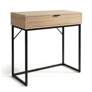 Ak furniture Konzolový stolek Modena 80 cm černý/dub Sonoma obraz