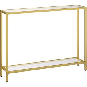 Konzolový stolek Vasagle Grit 100 cm zlatý obraz