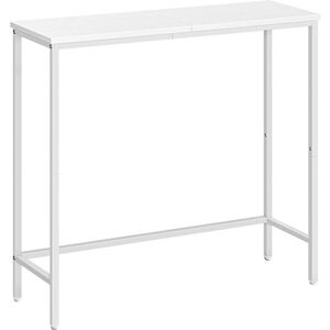 Konzolový stolek Vasagle Roosty 75 cm bílý obraz
