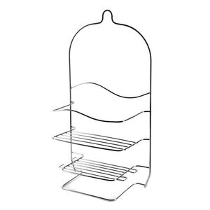 Bathlab Koupelnová polička CARL SILVER 21, 5x40, 5 cm stříbrná obraz