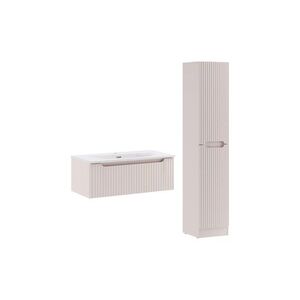 Comad Koupelnová sestava Nova Cashmere I se zápustným umyvadlem a skříňkami 80 cm kašmírová obraz