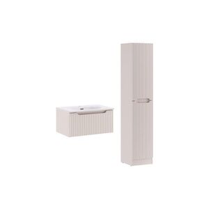 Comad Koupelnová sestava Nova Cashmere Sky I se zápustným umyvadlem a skříňkami 60 cm kašmírová obraz