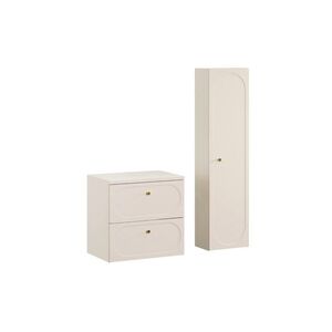 Comad Koupelnová sestava s deskou a skříňkami Donna 60 cm písková obraz