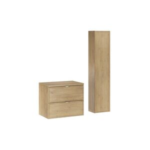 Comad Koupelnová sestava Terra s deskou a skříňkami 60 cm dub cremona obraz