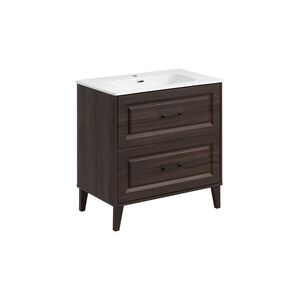 Comad Koupelnová skříňka Dorothy Go se zápustným umyvadlem 80 cm dub ristretto obraz
