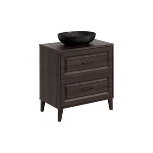 Comad Koupelnová skříňka Dorothy Mona s deskou a umyvadlem 80 cm dub ristretto obraz