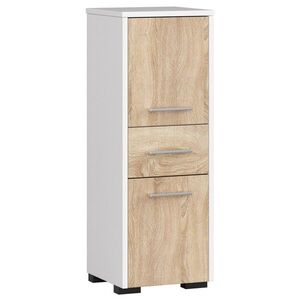 Ak furniture Koupelnová skříňka Fin bílá/sonoma obraz