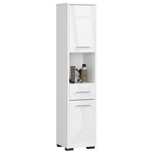 Ak furniture Koupelnová skříňka Fin II 30 cm bílá lesk obraz