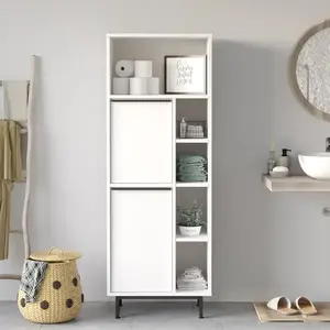 Koupelnová skříňka Houseland Dolby bílá obraz