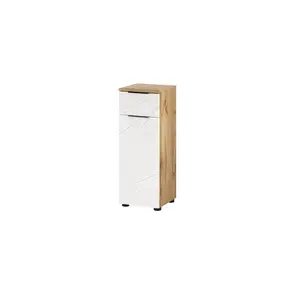 Szynaka Koupelnová skříňka Mazi 45 30 cm dub Wotan/bílá obraz