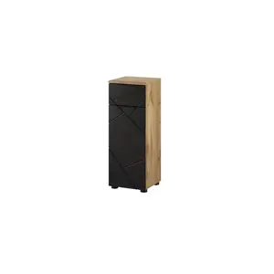 Szynaka Koupelnová skříňka Mazi 45 30 cm dub Wotan/černá obraz