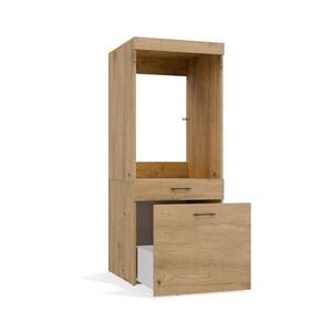 TP Living Koupelnová skříňka na pračku POLA 2S 64 cm dub Artisan obraz
