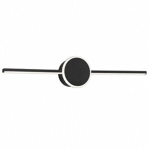 TooLight Koupelnové svítidlo s LED Round BLACK 40CM APP848-1W obraz