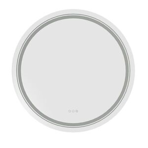 HALMAR Koupelnové zrcadlo DOVER 80 cm stříbrné obraz