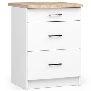 Ak furniture Kuchyňská skříňka Olivie S 60 cm 3S bílá obraz