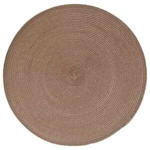 ATMOSPHERA Kulaté prostírání BRAID 38 cm taupe obraz