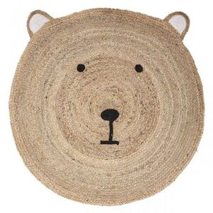 ATMOSPHERA Kulatý koberec Bear 100 cm hnědý obraz