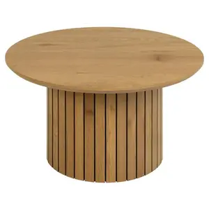 Actona Kulatý konferenční stolek Yale 80 cm dub divoký obraz