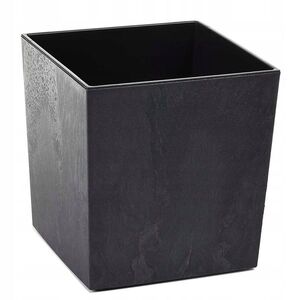 HowHomely Květináč Flore 25x25 cm černý beton obraz
