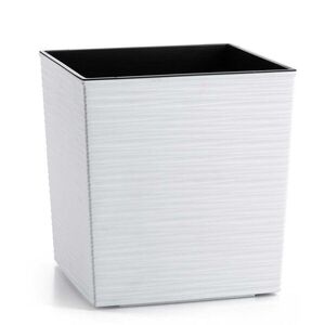 HowHomely Květináč FLORE RIFLO 24, 7x25, 6 cm bílý obraz