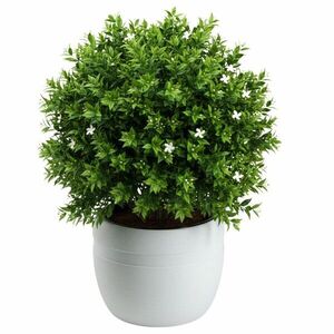HowHomely Květináč LUNA Classic 40 cm bílý obraz