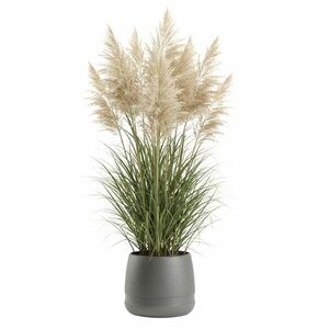 HowHomely Květináč LUNA Vase 34, 8 cm antracitový obraz
