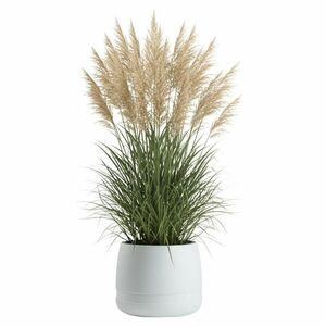 HowHomely Květináč LUNA Vase 34, 8 cm bílý obraz