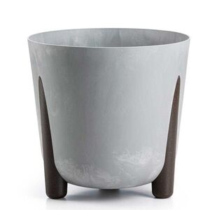 HowHomely Květináč MOSS ECO 30x28, 5 cm šedý beton obraz