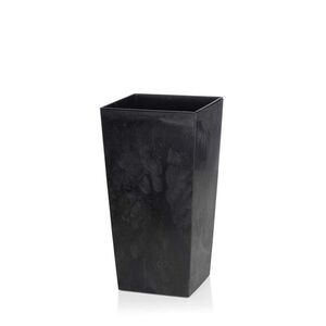 HowHomely Květináč PORTO 46x25 cm černý beton obraz