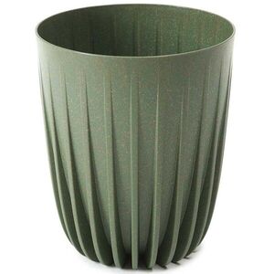 HowHomely Květináč STRIPPED ECO VII 19 cm zelený obraz