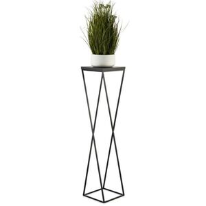 HowHomely Květinový stojan LOFT I 100 cm černý obraz