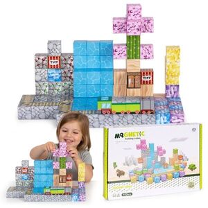 MULTISTORE Magnetická stavebnice 112 ks TRAINY 112 vícebarevná obraz