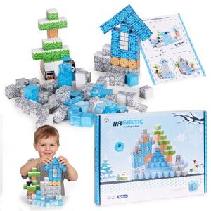 MULTISTORE Magnetická stavebnice 124 ks FROST KINGDOM MAGIC vícebarevná obraz