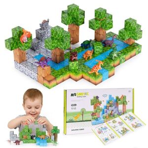 MULTISTORE Magnetická stavebnice 142 ks DINO WORLD vícebarevná obraz