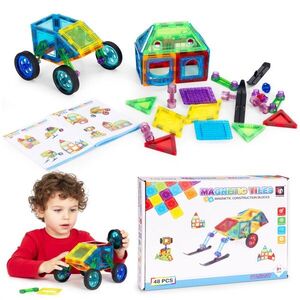 MULTISTORE Magnetická stavebnice 48 ks MULTI vícebarevná obraz