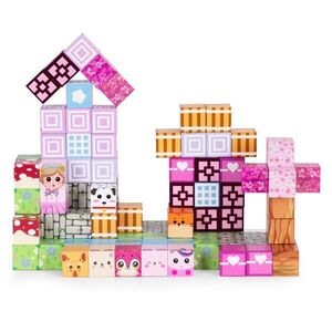 MULTISTORE Magnetická stavebnice PRINCESS CASTLE 113 ks vícebarevná obraz