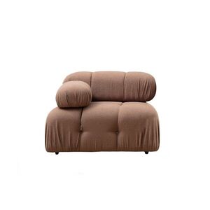 Hanah Home Modul pohovky Bubble bouclé hnědý levý obraz