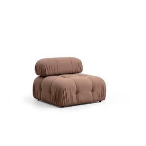 Hanah Home Modul pohovky Bubble bouclé hnědý středový obraz