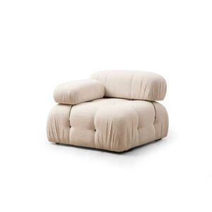 Hanah Home Modul pohovky Bubble bouclé krémový levý obraz
