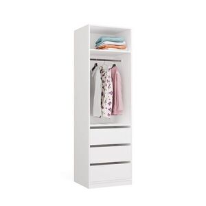TP Living Modulární otevřená šatní skříň Openo 1W1P3S 60 cm bílá obraz