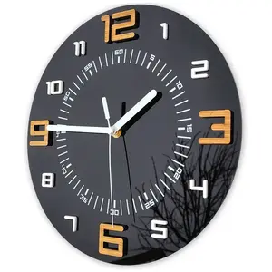 ModernClock Nástěnné hodiny Alaska 28 cm černé obraz
