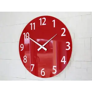 ModernClock Nástěnné hodiny Amadeus červené obraz