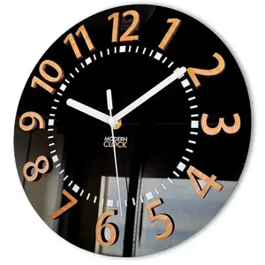 ModernClock Nástěnné hodiny Eros 28 cm černé obraz