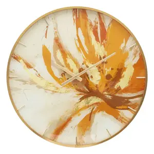 Mauro Ferretti Nástěnné hodiny Glass Toply 60 cm vícebarevné/zlaté obraz