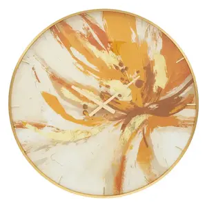 Mauro Ferretti Nástěnné hodiny Glass Toply 80 cm vícebarevné/zlaté obraz
